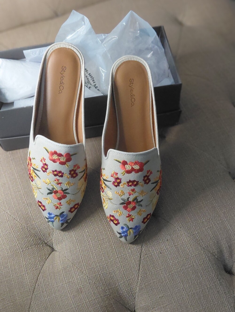 Women's Naomii2 Embroidered Slip-On Mules